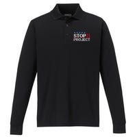 Stop Project 2025 Performance Long Sleeve Polo