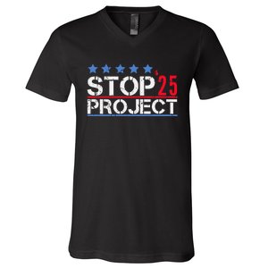 Stop Project 2025 V-Neck T-Shirt