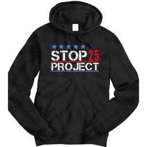 Stop Project 2025 Tie Dye Hoodie