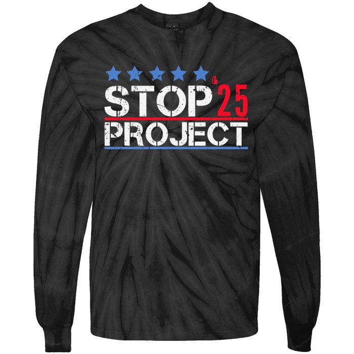 Stop Project 2025 Tie-Dye Long Sleeve Shirt