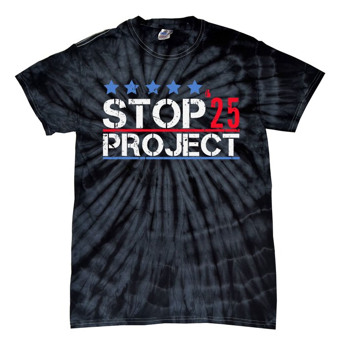 Stop Project 2025 Tie-Dye T-Shirt