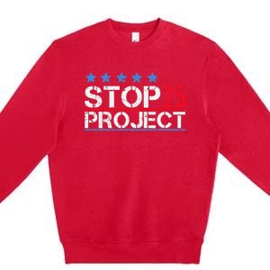 Stop Project 2025 Premium Crewneck Sweatshirt