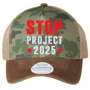 Stop Project 2025 Anti Trump Legacy Tie Dye Trucker Hat