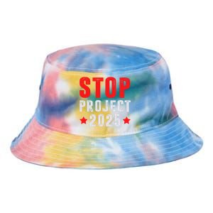 Stop Project 2025 Anti Trump Tie Dye Newport Bucket Hat