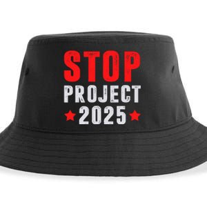 Stop Project 2025 Anti Trump Sustainable Bucket Hat