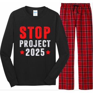 Stop Project 2025 Anti Trump Long Sleeve Pajama Set