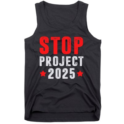 Stop Project 2025 Anti Trump Tank Top