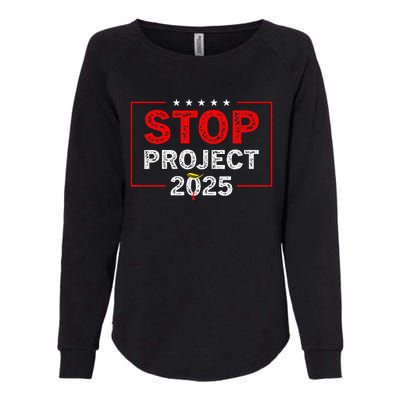 Stop Project 2025 TrumpS Project Anti Trump Womens California Wash Sweatshirt