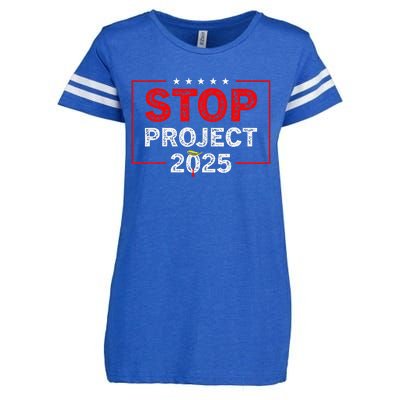 Stop Project 2025 TrumpS Project Anti Trump Enza Ladies Jersey Football T-Shirt