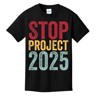 Stop Project 2025 Women Kids T-Shirt