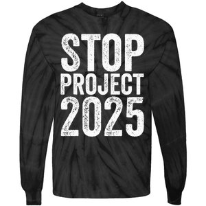 Stop Project 2025 Tie-Dye Long Sleeve Shirt