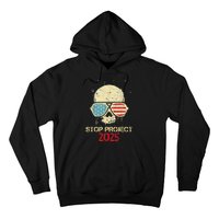 Stop Project 2025 Skull American Us Flag Hoodie