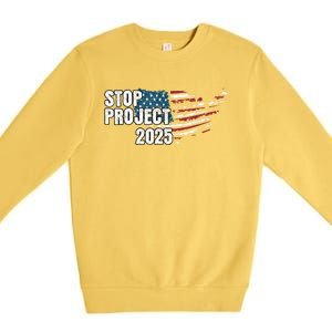 Stop Project 2025 Anti Trump Premium Crewneck Sweatshirt