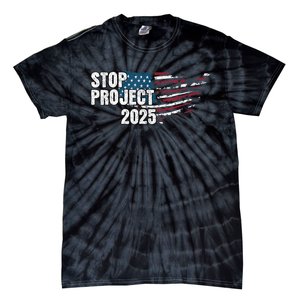 Stop Project 2025 Anti Trump Tie-Dye T-Shirt