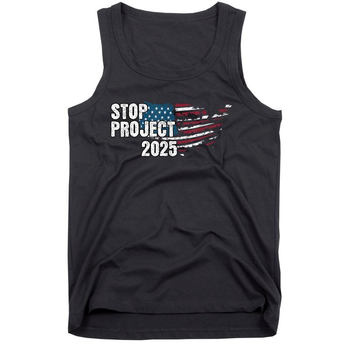 Stop Project 2025 Anti Trump Tank Top