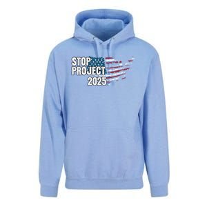 Stop Project 2025 Anti Trump Unisex Surf Hoodie