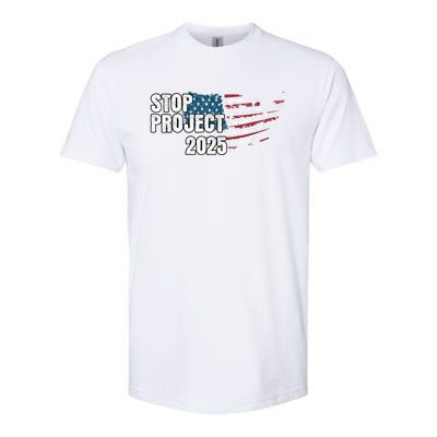 Stop Project 2025 Anti Trump Softstyle® CVC T-Shirt