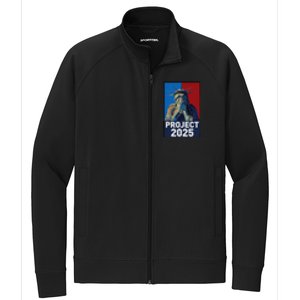 Stop Project 2025 Weeping Statue Of Liberty Protest Stretch Full-Zip Cadet Jacket