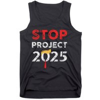 Stop Project 2025 Anti Trump Bold Design Tank Top