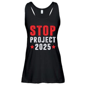 Stop Project 2025 Trumps Project Anti Trump Ladies Essential Flowy Tank