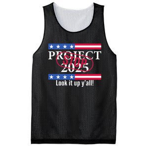 Stop Project 2025 Look It Up Y’All Anti Trump Mesh Reversible Basketball Jersey Tank