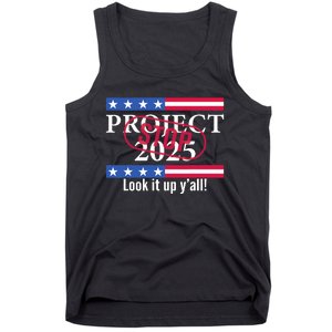 Stop Project 2025 Look It Up Y’All Anti Trump Tank Top