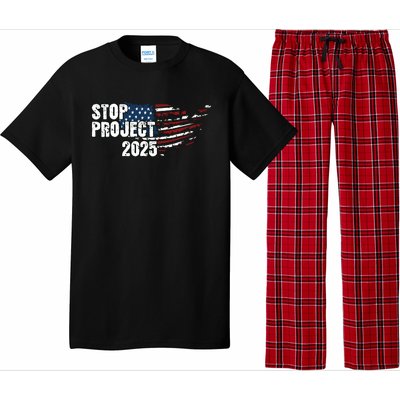 Stop Project 2025 American Flag Pajama Set