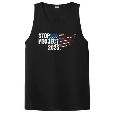 Stop Project 2025 American Flag PosiCharge Competitor Tank