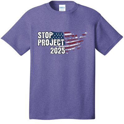 Stop Project 2025 American Flag T-Shirt