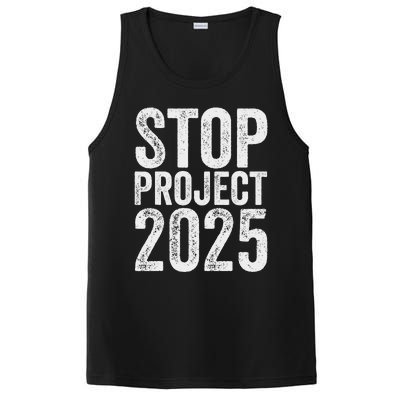 Stop Project 2025 Anti Trump Bold Design PosiCharge Competitor Tank