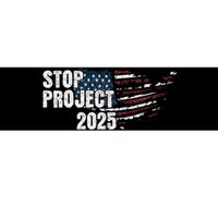 Stop Project 2025 Anti Trump Flag Bumper Sticker