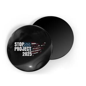 Stop Project 2025 Anti Trump Flag Magnet