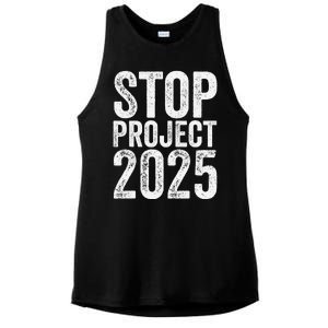 Stop Project 2025 Ladies PosiCharge Tri-Blend Wicking Tank