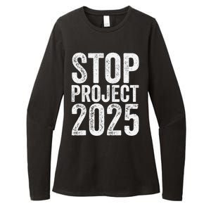 Stop Project 2025 Womens CVC Long Sleeve Shirt