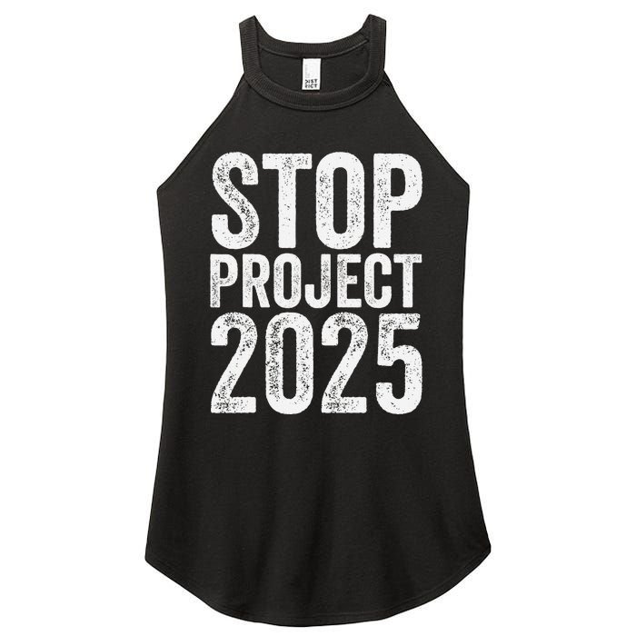 Stop Project 2025 Women's Perfect Tri Rocker Tank