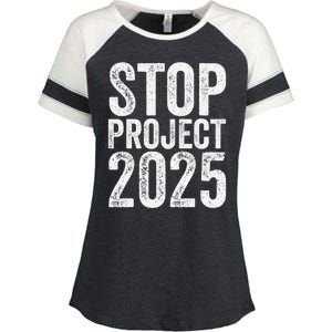 Stop Project 2025 Enza Ladies Jersey Colorblock Tee