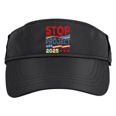 Stop Project 2025 Anti Trump Usa Flag Political Adult Drive Performance Visor