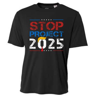 Stop Project 2025 Trumps Project Anti Trump Cooling Performance Crew T-Shirt