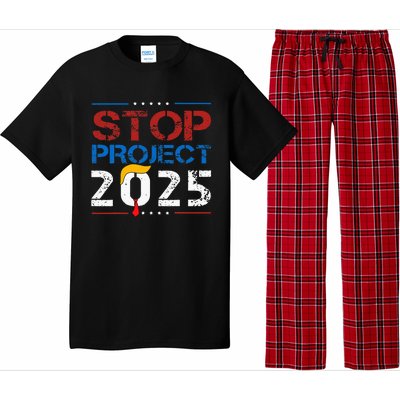 Stop Project 2025 Trumps Project Anti Trump Pajama Set