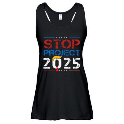 Stop Project 2025 Trumps Project Anti Trump Ladies Essential Flowy Tank