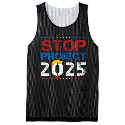 Stop Project 2025 Trumps Project Anti Trump Mesh Reversible Basketball Jersey Tank