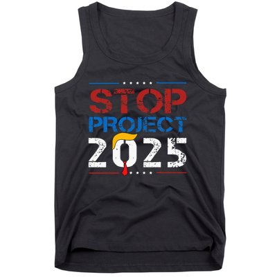 Stop Project 2025 Trumps Project Anti Trump Tank Top