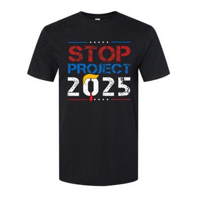 Stop Project 2025 Trumps Project Anti Trump Softstyle CVC T-Shirt