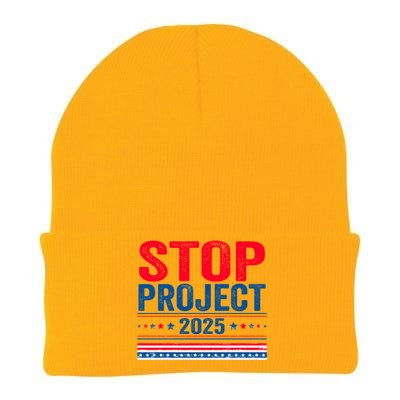 Stop Project 2025 Knit Cap Winter Beanie