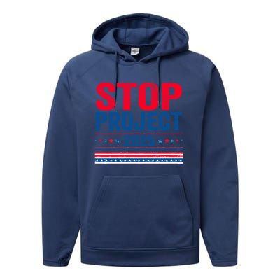 Stop Project 2025 Performance Fleece Hoodie