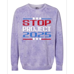 Stop Project 2025 Colorblast Crewneck Sweatshirt