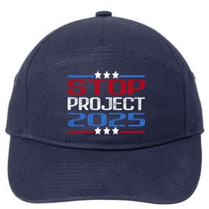 Stop Project 2025 7-Panel Snapback Hat