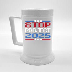 Stop Project 2025 Beer Stein