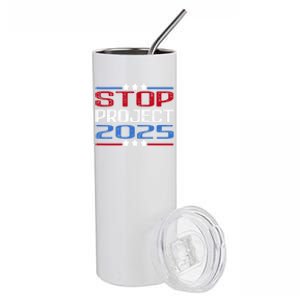 Stop Project 2025 Stainless Steel Tumbler