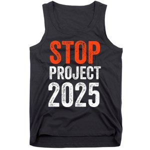 Stop Project 2025 Anti Trump Tank Top